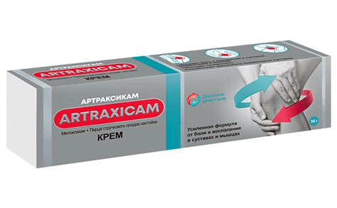 Артраксикам® - крем для суставов с мелоксикамом при растяжении связок ...
