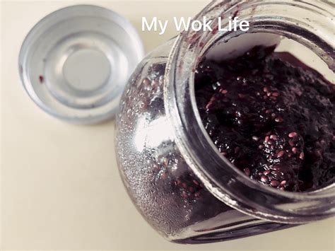 Easy Homemade Blueberry Chia Seed Jam - My Wok Life Cooking Blog