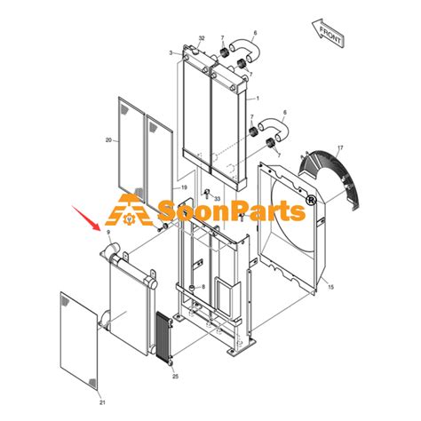 Aircooler Intercooler Aftercooler 440301-00015 44030100015 for Doosan ...
