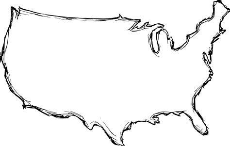 America Map Drawing 的图像结果