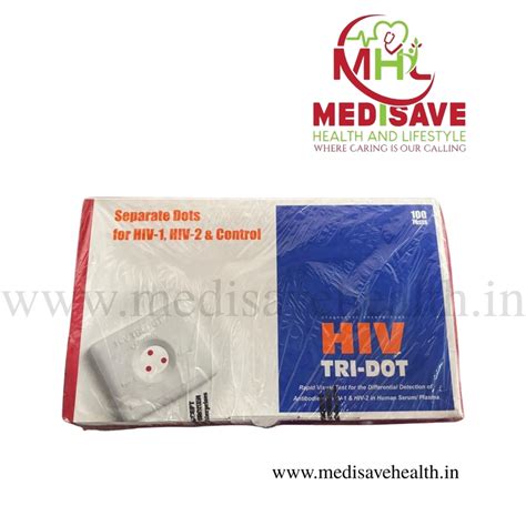 Buy HIV Tridot J Mitra Online | Rapid HIV 1 & 2 Test Kit