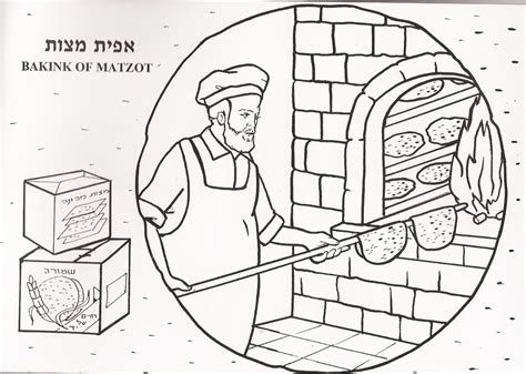 Collection of Pesach Coloring Pages - Free Printable