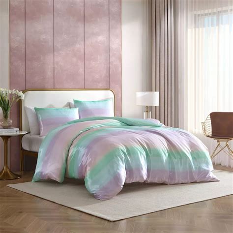 Betsey Johnson Pastel Ombre Microfiber Duvet Cover Set | Belk