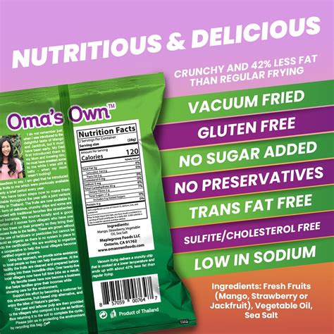 Buy Gluten Free Fruit Snacks Bulk Fruit Chips Zero added Sugar by Oma’s ...