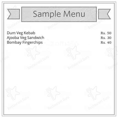 Menu at Cafe Box, Bengaluru, 8/C