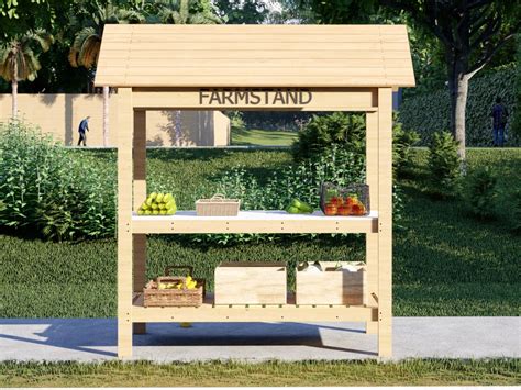 DIY Farm Stand Build Plans: Veggie Market Cart (PDF Tutorial) - Etsy