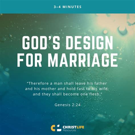 God’s Design For Marriage — Christ Life Resources