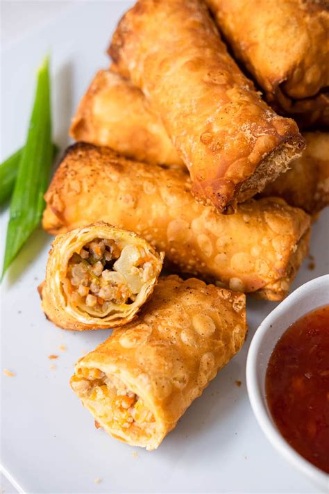 How To Make Egg Rolls With Chicken at Edith Drum blog