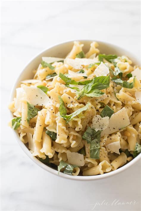Basil lemon pasta salad – Artofit