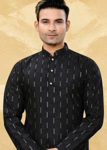 Dharmi Creation Men Embroidered Straight Kurta - Buy Dharmi Creation ...