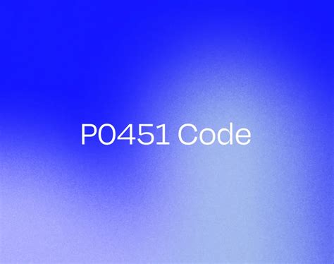 Image result for Ford Fiesta P0451 Error Code