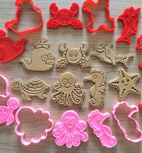 SEA ANIMALS COOKIE CUTTERS - Crazy Cutters