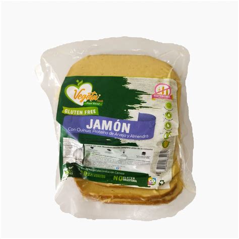 Jamón Gluten Free -Con Quinua, Proteína de Arveja y Almendra - 7u - 300 ...