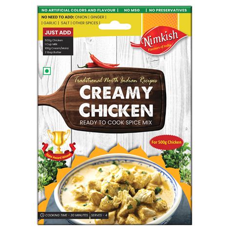 Creamy Chicken Spice Mix 60g – Dera Farms