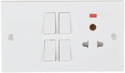 CPL 4 Switch 1 Socket 1 Regulator - 240 V : Amazon.in: Home Improvement