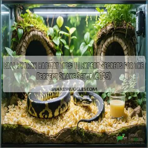 Ball Python Habitat Setup 的图像结果