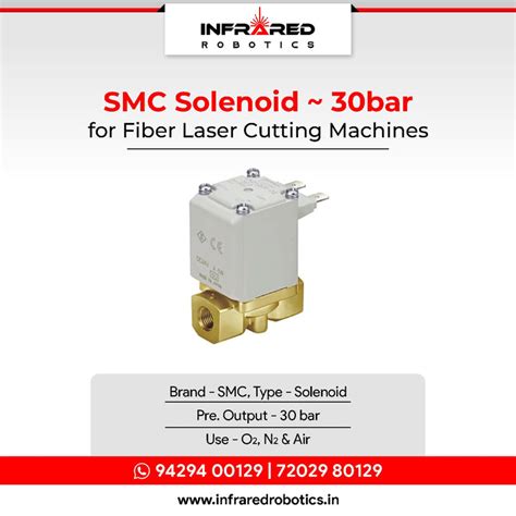 Laser Cutting SMC Solenoid Valve - 30bar – Infrared Robotics
