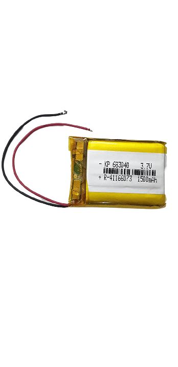 KP 683040 3.7v 1500mAh Rechargeable Battery for RC Toys, Bluetooth ...