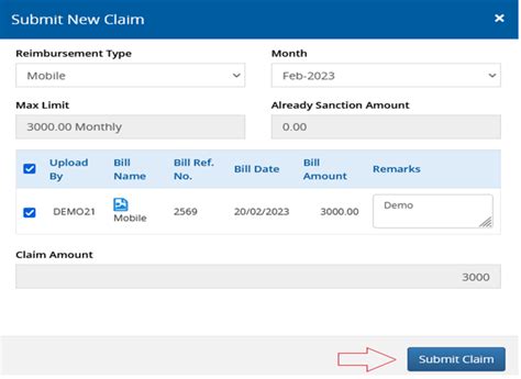 Submit Reimbursement in ESS : Helpdesk | Knowledge Base