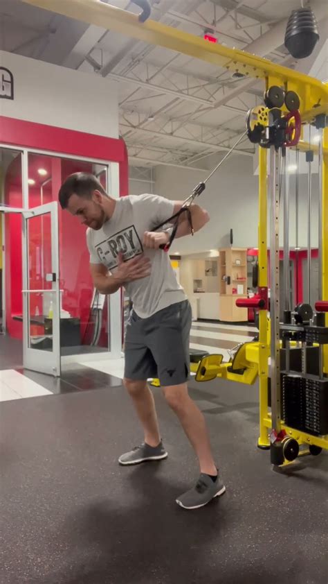 High to Low Single Arm Cable Press - YouTube