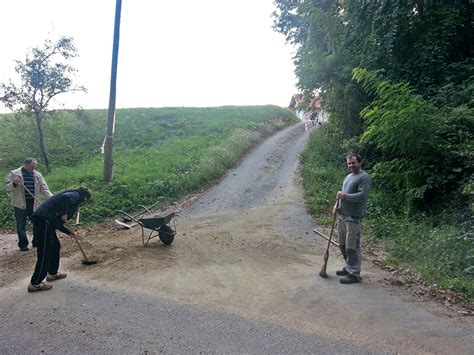 Čišćenje ceste podno kapele Sv. Leonarda — Novosti — Pregrada.info