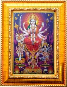 Nuoshopping Durga Maa Nav Roop Photo Frame,Durga Maa Photo Frame ,Durga ...