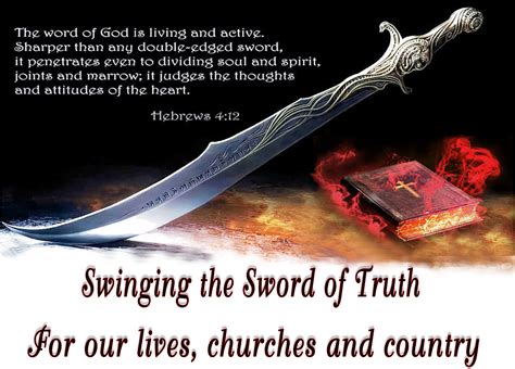 Hebrews 4:12 The Sword of Truth for Our Lives, Churches and Government ...