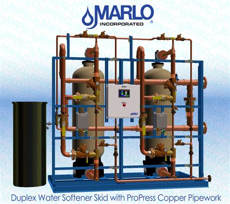 Duplex Water Softener Skid | MARLO