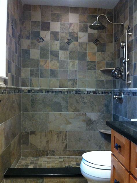 Adding Elegance To Your Bathroom With Shower Slate Tile - Home Tile Ideas