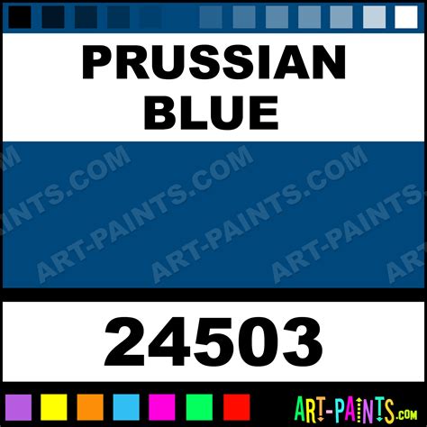 Prussian Blue Resonance 12 Set Gouache Paints - 24503 - Prussian Blue ...