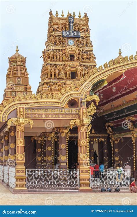 Entrance To Nallur Kandaswamy Temple Kovil - Jaffna Sri Lanka Editorial ...
