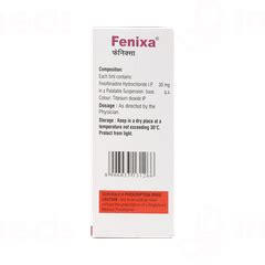 Fenixa 30 MG Syrup 100 ML | Order Fenixa 30 MG Syrup 100 ML Online at ...