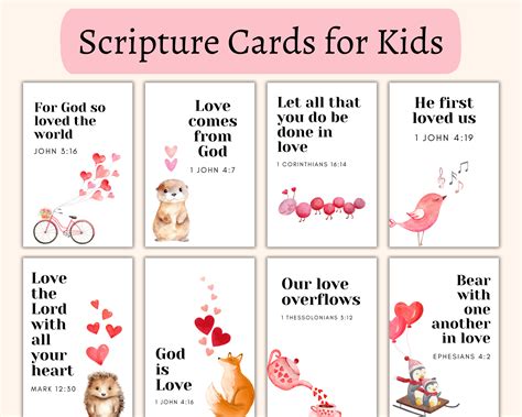 Valentine's Day Bible Verse Printables for Kids — Lily Printable