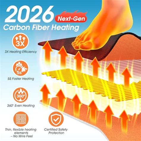 Heated Socks for Men Women with Smart APP Control Upgraded 8500mAH*2 R ...