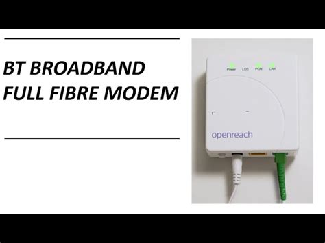 BT Broadband Full Fibre Modem