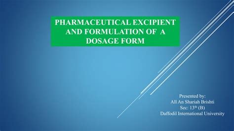 Excipient 的图像结果