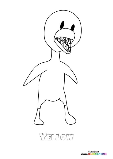 All The Rainbow Friends Coloring Pages