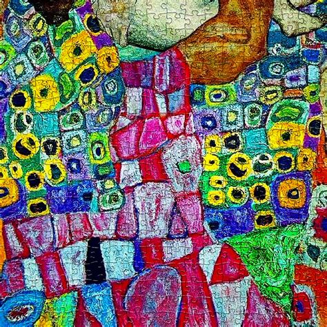 1000-Piece Gustav Klimt Death and Life (The Family) Jigsaw Puzzle ...