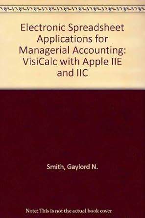 Buy Electronic Spreadsheet Applications for Managerial Accounting ...