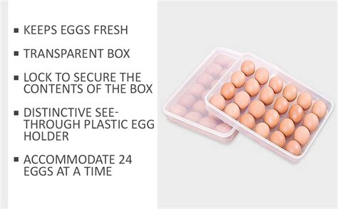 SHREE VALLV 24 Grid Large Capacity Egg Holder/Egg Tray/Household Egg ...