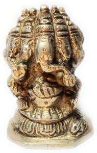 Duke Art Emporium LORD PANCHMUKHI GANESHA Decorative Showpiece - 8 cm ...