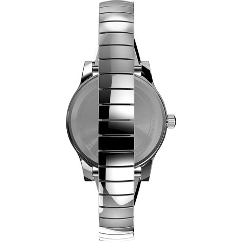 TIMEX Fashion Stretch Bangles Silver Round Dial Analog Women's Watch
