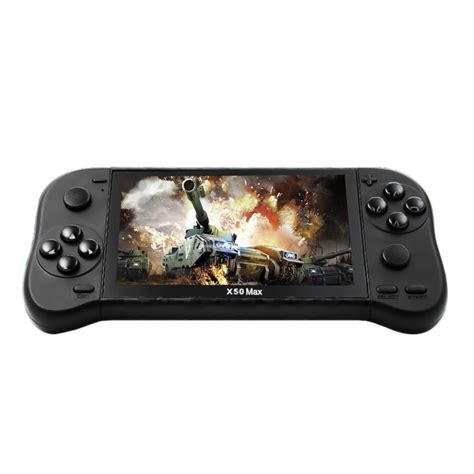X50 Max 5.1 inch Screen Handheld Game Console for Double Player with 6 ...