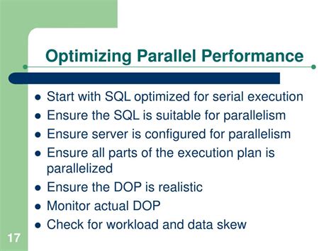 Parallel in SQL 的图像结果