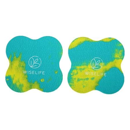 WiseLife 20MM Knee & Elbow Cushion Pad - Aqua Yellow (Set of 2) | High ...