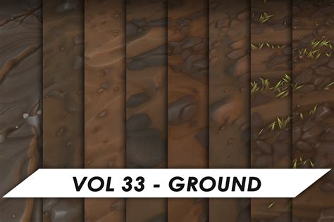 Stylized Textures - Vol 33 - Ground 4 | 2D Textures & Materials | Unity ...
