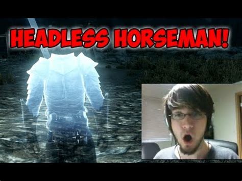 Skyrim - Headless Horseman Ghost EASTER EGG! - YouTube