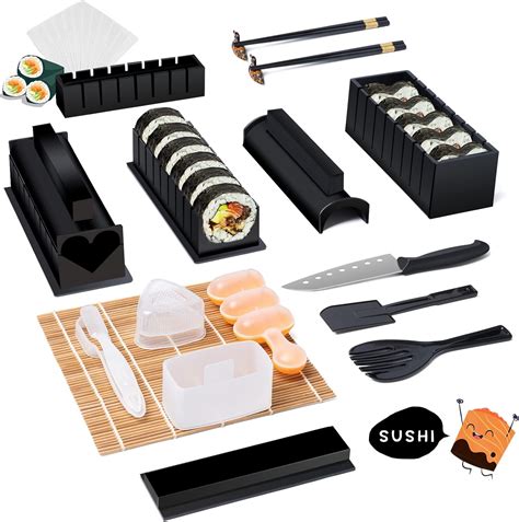 21 In 1 Sushi Making Kit Deluxe Edition, Sushi Maker Kit with Complete ...