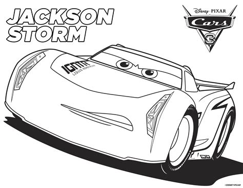 4 Disney Cars Free Printable Coloring Pages