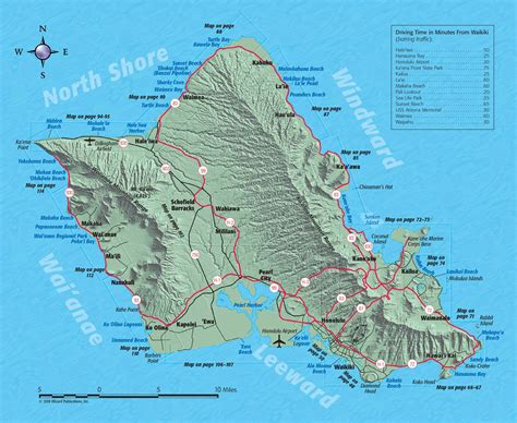 Map Of Oahu Printable | dev.onallcylinders.com